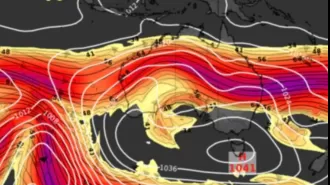 New cold front coming with 'blocking' high pressure system causing chilly temperatures.