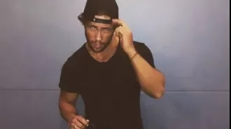 A former Home and Away actor confesses to assault following a search for him.