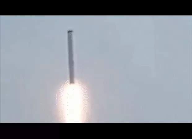 Chinese rocket crashes due to failed launch during testing on the ground.