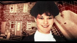 A woman was discovered dead under her bathtub, resulting in a tragic situation.