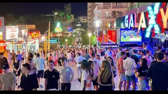 UK traveler dies after collapsing near popular strip in Magaluf.