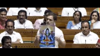 The leader of opposition in Lok Sabha, Rahul Gandhi, states that Hinduism is not about promoting fear and animosity. PM Modi responds.