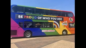National Express causes uproar with controversial change to their Pride bus.