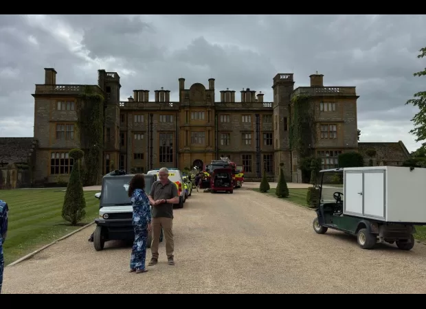 A high-end hotel closed due to a chemical leak that resulted in massive clouds of smoke.