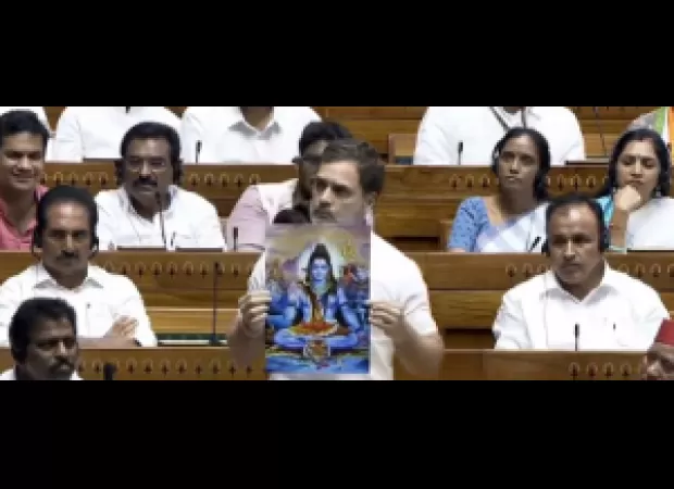 The leader of opposition in Lok Sabha, Rahul Gandhi, states that Hinduism is not about promoting fear and animosity. PM Modi responds.