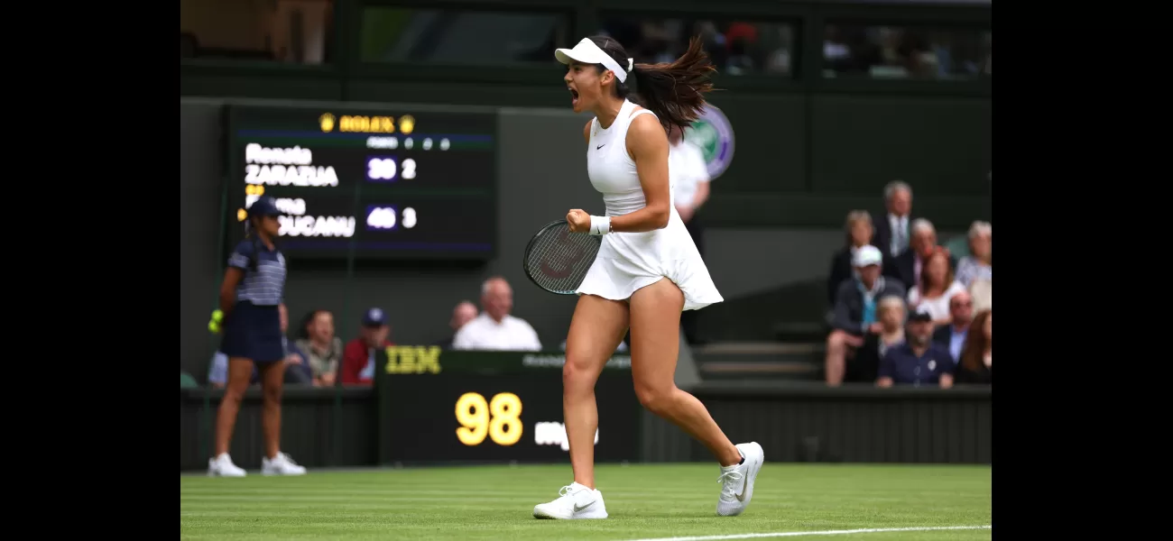 Emma Raducanu won her first Wimbledon match against a lucky loser after a last-minute change.
