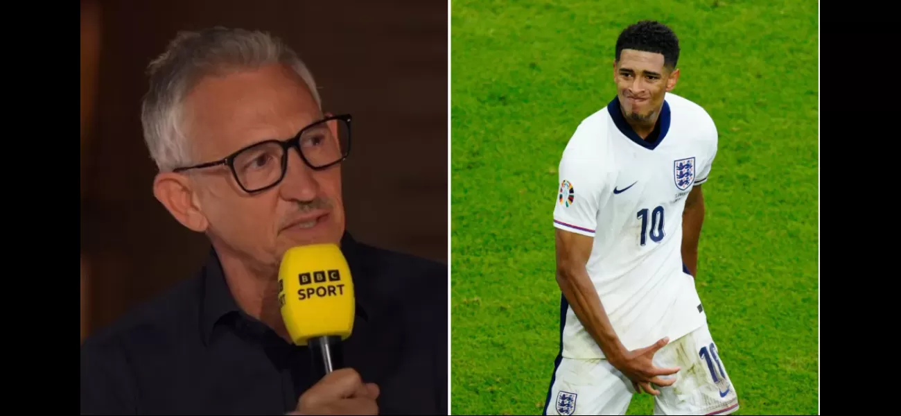Gary Lineker criticizes UEFA for their investigation into Jude Bellingham's obscene gesture.
