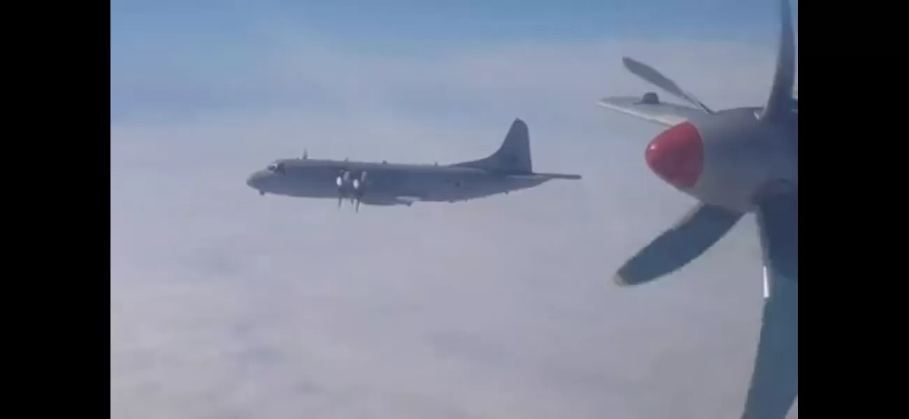 Nato jet intercepts Russian spy plane in tense moment.