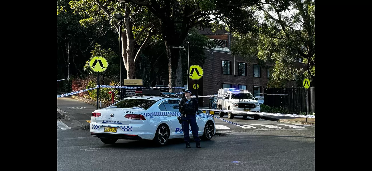 14-year-old arrested for stabbing incident at University of Sydney by the police.