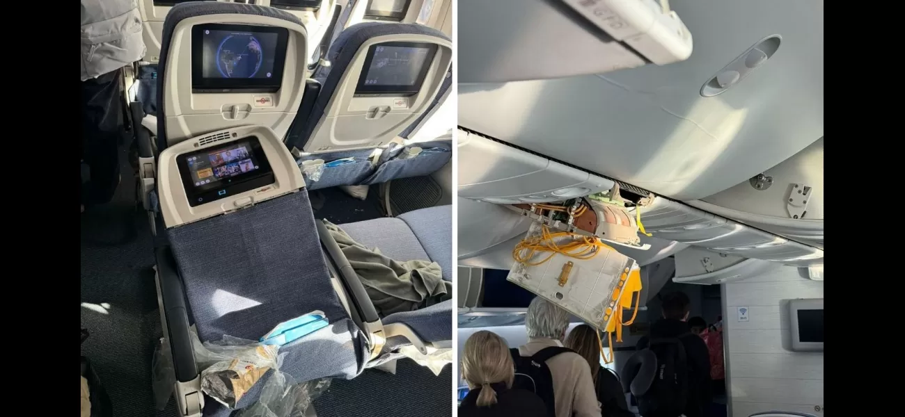 Passengers feared for their lives during a terrifying flight.