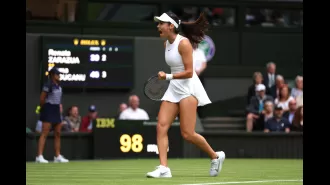Emma Raducanu won her first Wimbledon match against a lucky loser after a last-minute change.