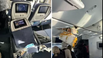 Passengers feared for their lives during a terrifying flight.