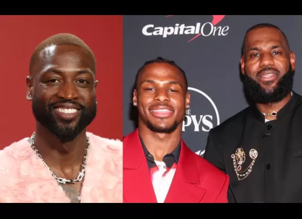 Wade recognizes LeBron and Bronny James achieving their dream of playing together.