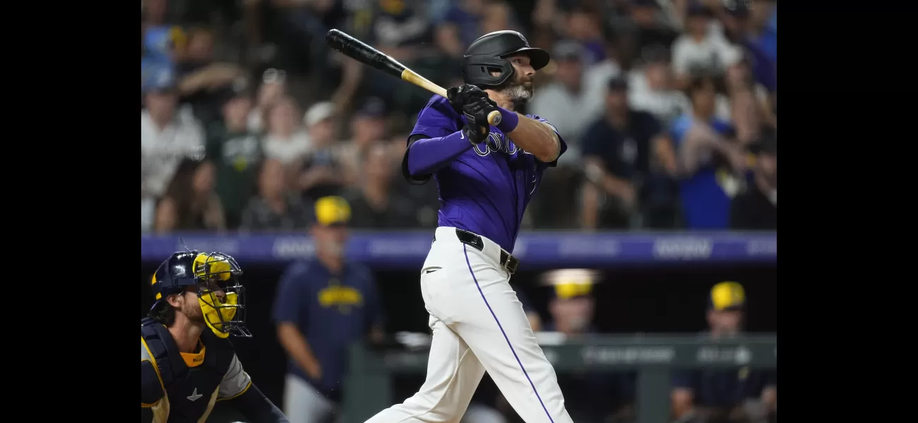 Rockies beat Brewers with Cave's 10th-inning single, first back-to-back wins since May.