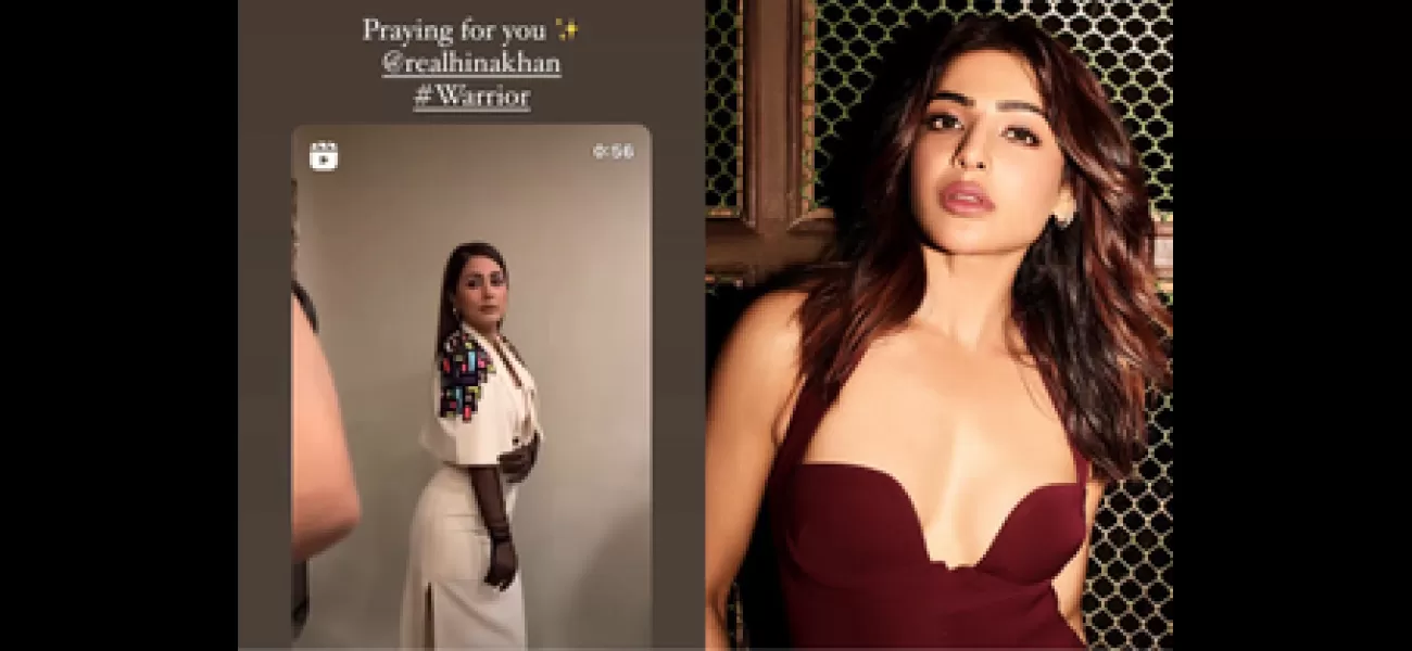Samantha praises Hina Khan, who is battling breast cancer, for her strength and resilience.