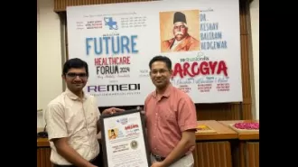 AIIMS in the city receives the Aarogya Bhushan Award.
