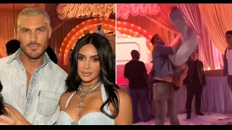Kim Kardashian impresses with a backflip on the dance floor, living up to her wild reputation.