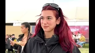 Dua Lipa relates to all women with her response to a Glastonbury busker.