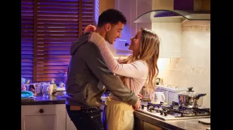 Actress from Waterloo Road has baby and shares unusual name choice.