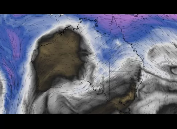 Uncommon rain system to drench several states in the northeast over next few days.