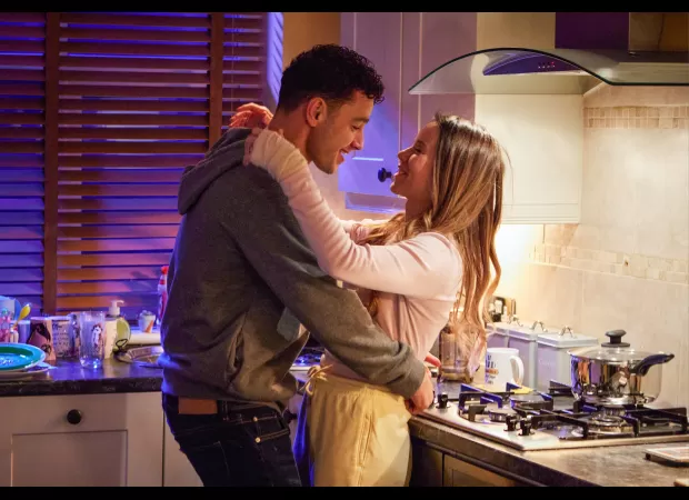 Actress from Waterloo Road has baby and shares unusual name choice.