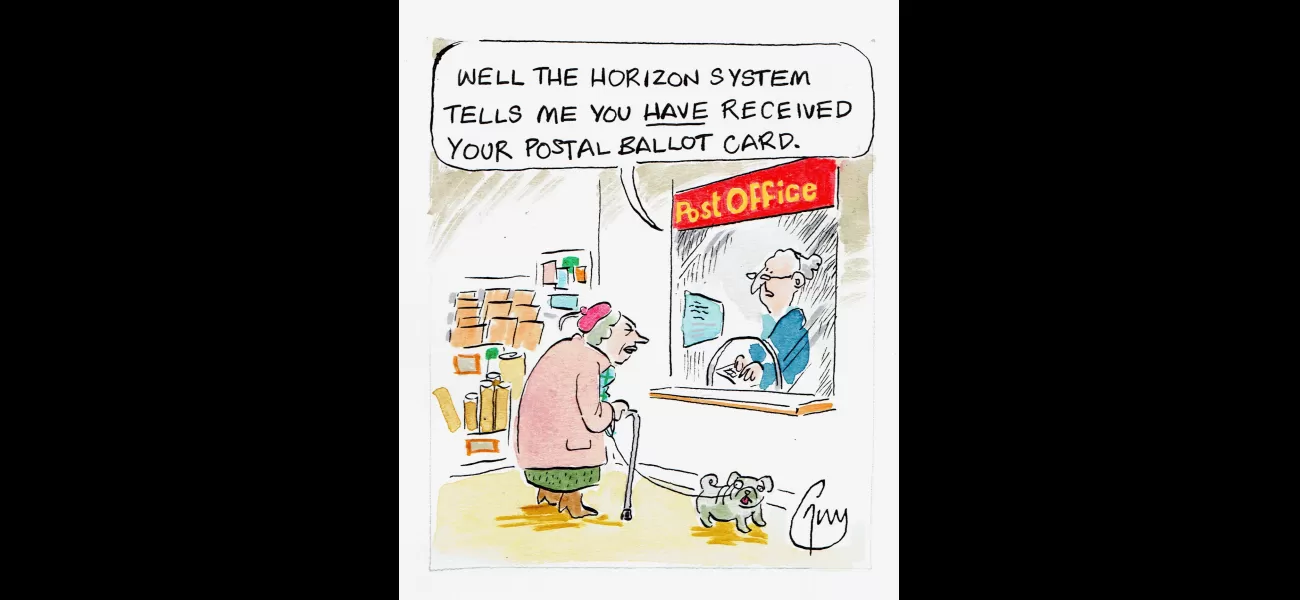 Guy Venables draws a daily cartoon for Metro.