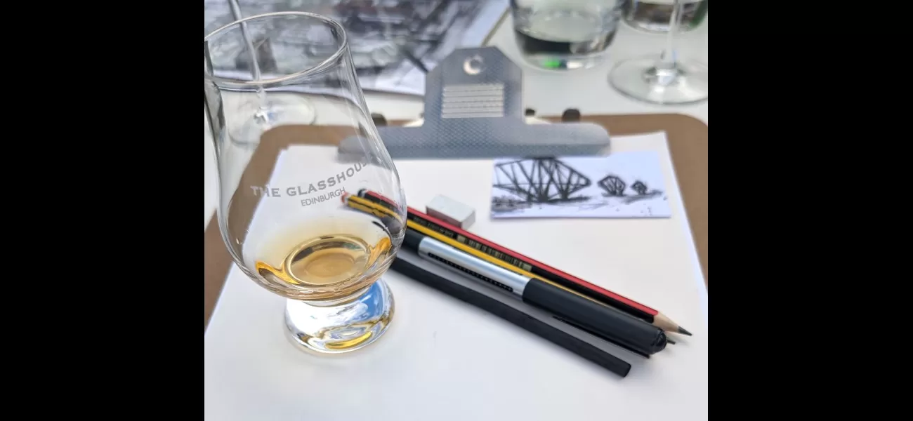 Come check out Skotch and Sketch at The Glasshouse in Edinburgh for a unique experience!