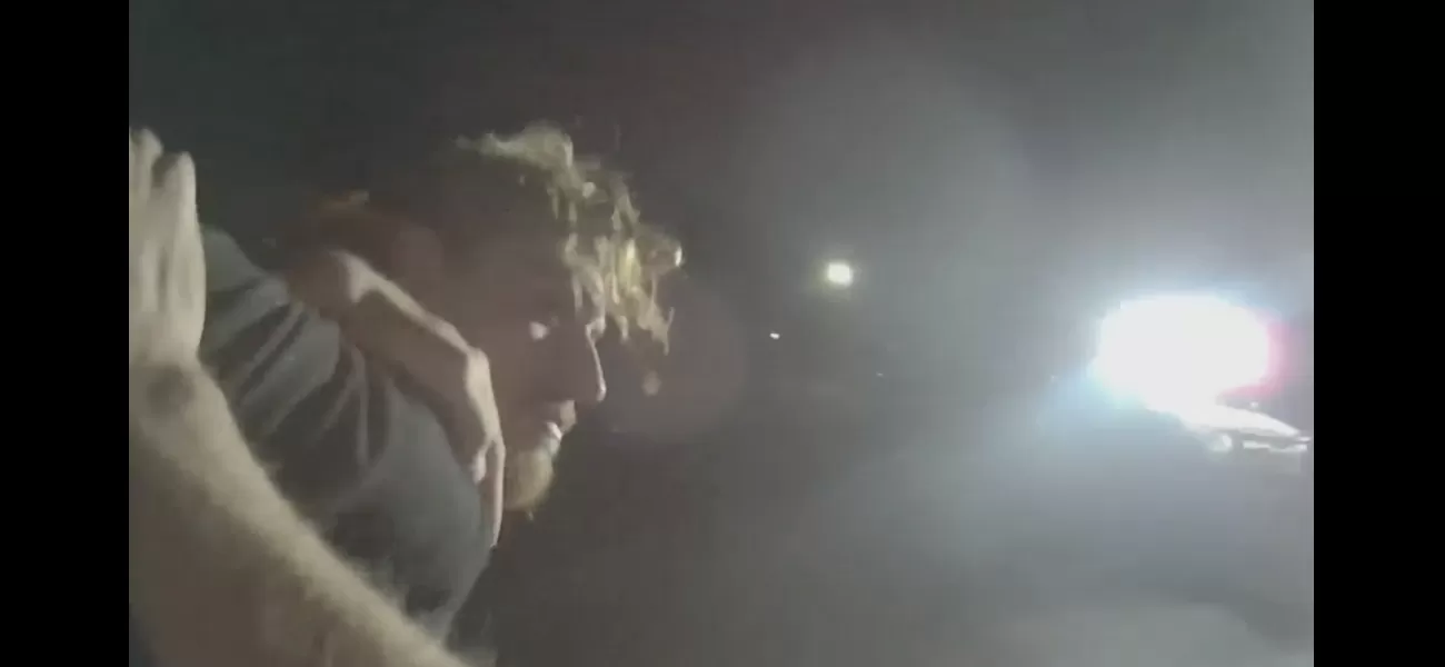 A new bodycam video captures the arrest of drug-influenced murderer Cody Edwards.