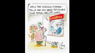 Guy Venables draws a daily cartoon for Metro.