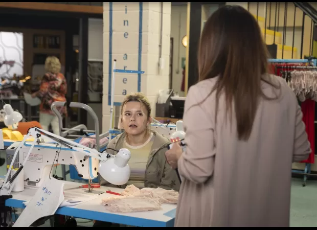 DS Swain's daughter Betsy is unhappy when Carla Connor dismisses her in Coronation Street.