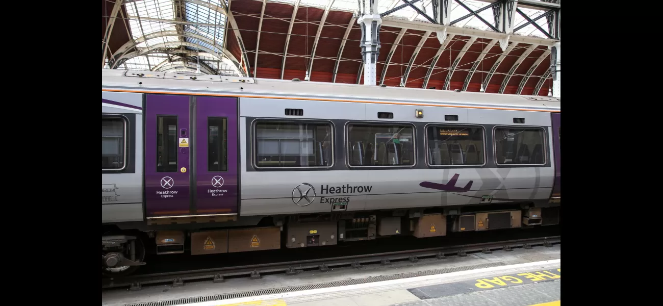 Travel disruptions between Heathrow and London due to blocked tunnel and subsequent train cancellations.