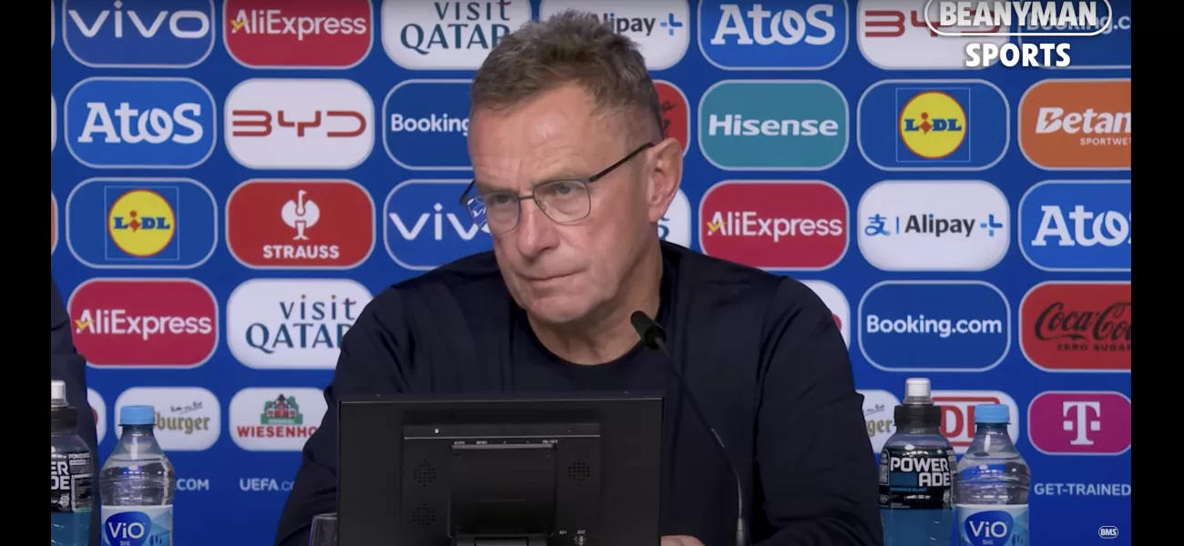 Rangnick takes a swipe at England following Austria's elimination from Euro 2024.