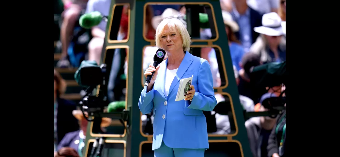 Why is Sue Barker not hosting Wimbledon on BBC this year?