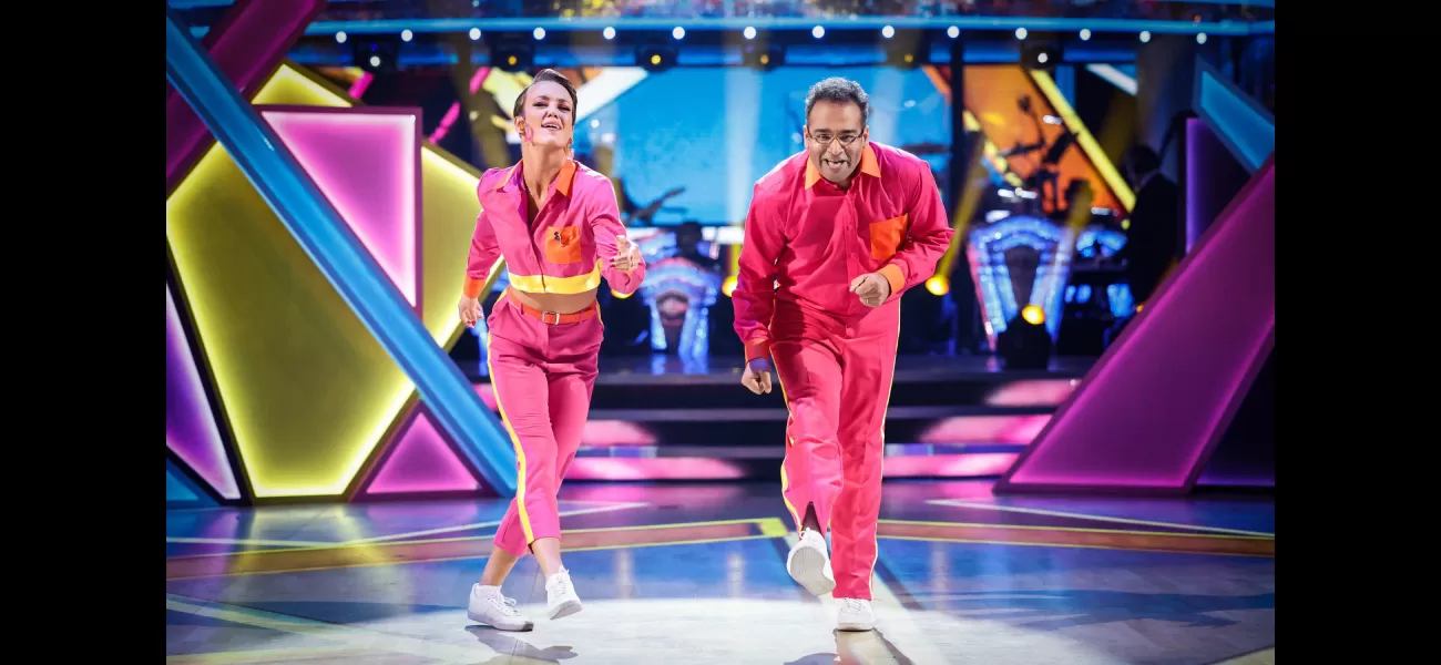 Dancing show celebrity criticizes fabricated narratives on competing network ITV.