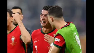 Ronaldo's emotional outburst during Euro 2024 victory was due to a personal motive.