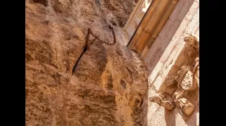 Legendary sword, 'Excalibur', stuck in rock for centuries, vanishes without explanation after 1,300 years.
