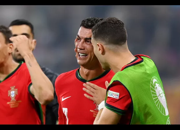 Ronaldo's emotional outburst during Euro 2024 victory was due to a personal motive.