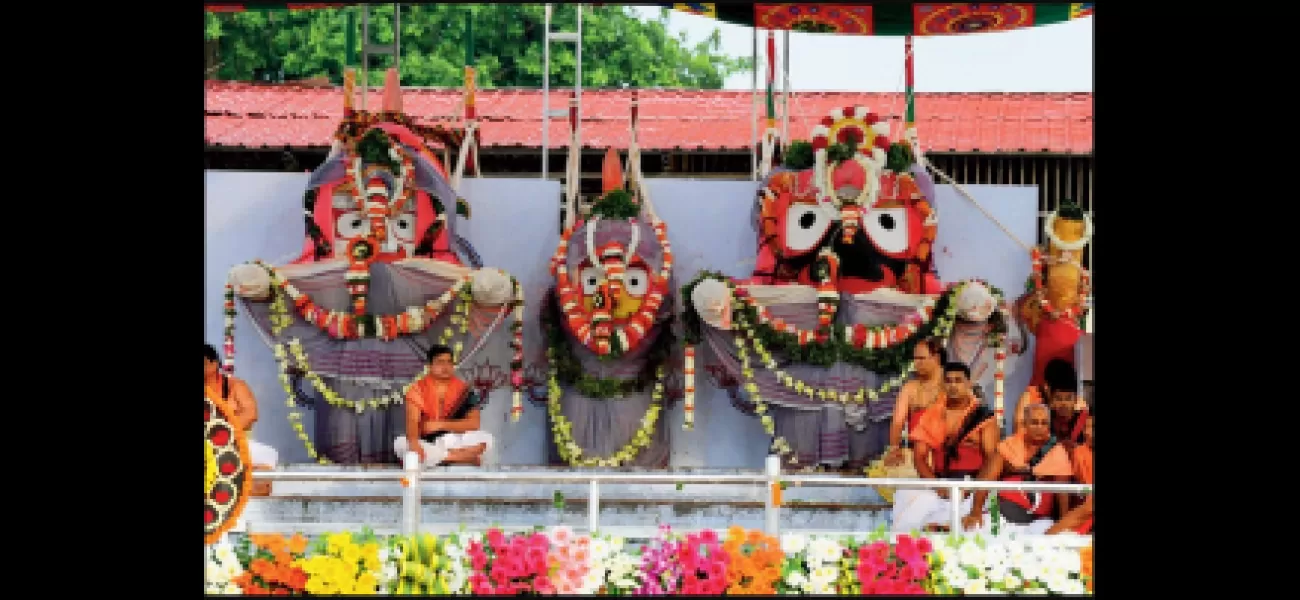 Jagannath and siblings get better, ready for Puri Rath Yatra.