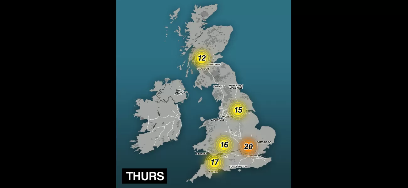 On Election Day, London will have favorable weather conditions for voting, according to the UK forecast.