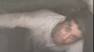 A man trapped in a sewer for 3 days was saved when a passerby heard his cries for help.