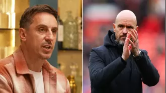 Gary Neville criticizes Erik ten Hag's 'bad' error for Manchester United