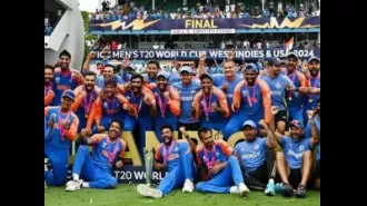 The Indian team that won the T20 World Cup will celebrate with an open bus road show and felicitation at Wankhede.