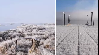 Australia's coldest town has temperatures so low that even zero degrees is considered comfortable enough to wear a T-shirt.