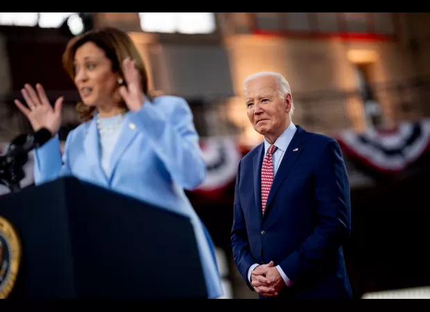 Speculation about Kamala Harris taking over for Joe Biden increases after the White House labels her as 