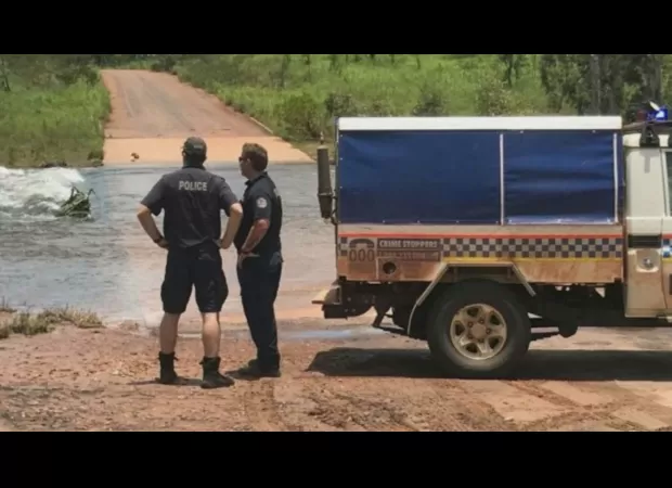 Police found human remains while searching for a missing NT girl believed to have been taken by a crocodile, causing devastation.