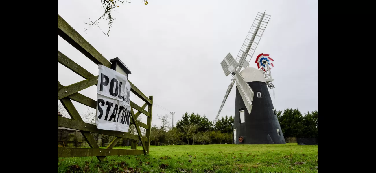 Amazing windmill in Suffolk, formerly a polling station.
