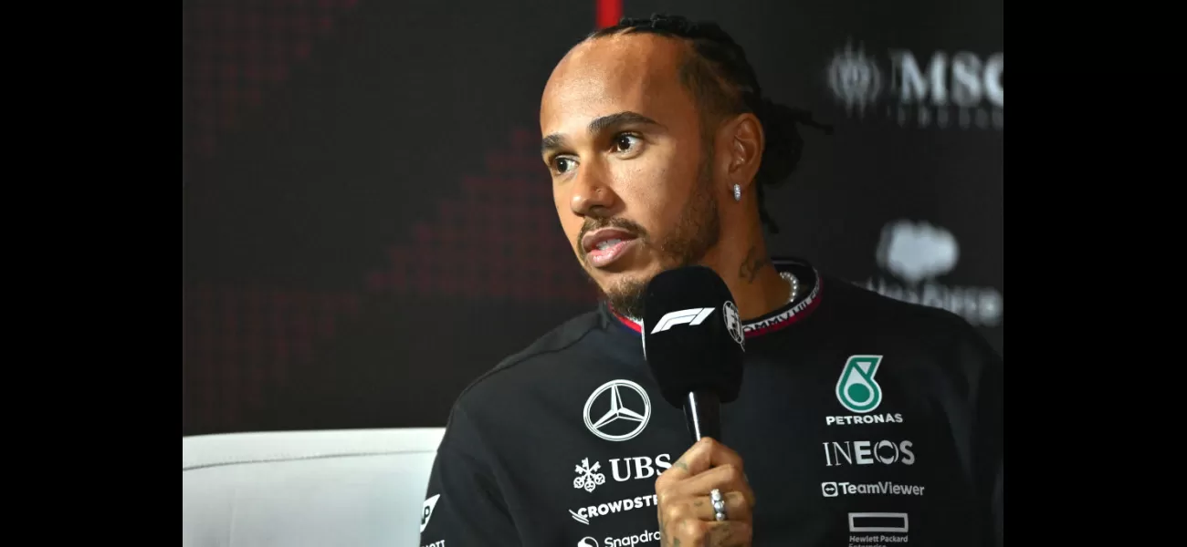 Hamilton responds to Verstappen and Norris' crash with straightforward disapproval.