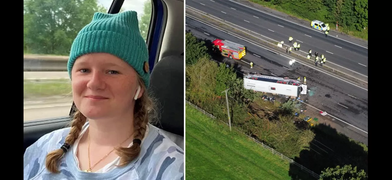 15-year-old girl killed in M53 coach crash was among the few who wore a seatbelt.