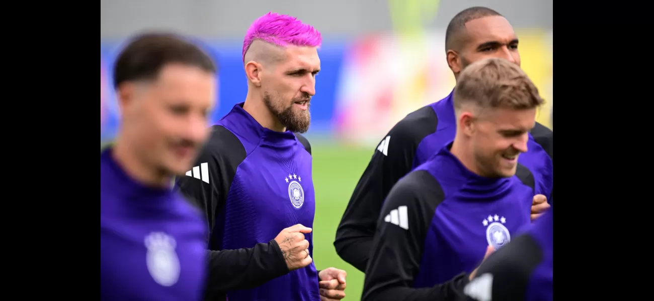 Germany's top player debuts a new pink hairstyle ahead of their big match against Spain in Euro 2024.