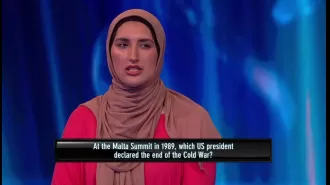A contestant on ITV quiz show mistakenly believed Abraham Lincoln was still alive in 1989.